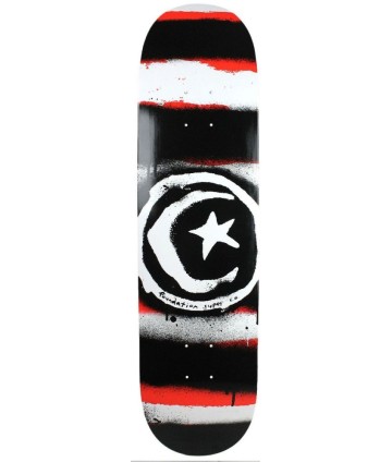 SK8 DESKA FOUNDATION Star & Moon Red Dis