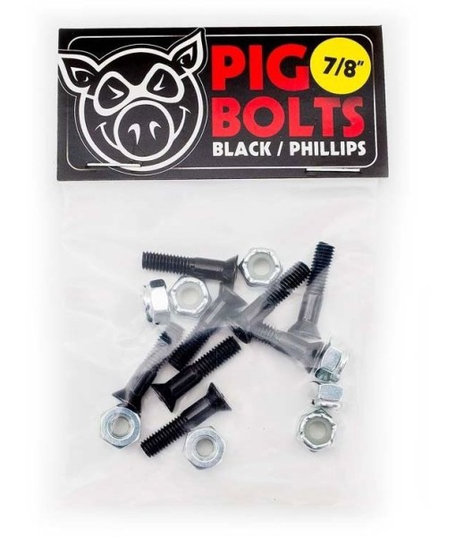 SK8 ŠROUBKY PIG WHEELS Black Phillips SK8 ŠROUBKY PIG WHEELS Black Phillips