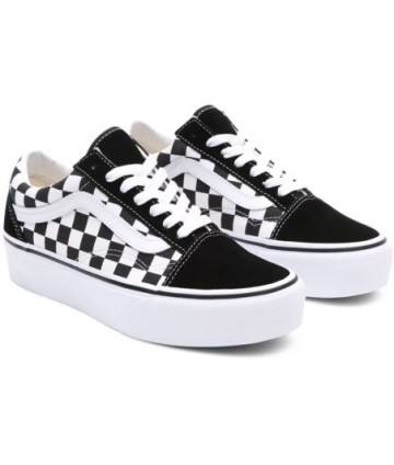 BOTY VANS Old Skool Platform (CHECKERBOA