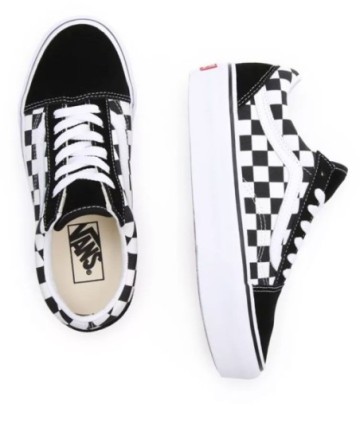 BOTY VANS Old Skool Platform (CHECKERBOA