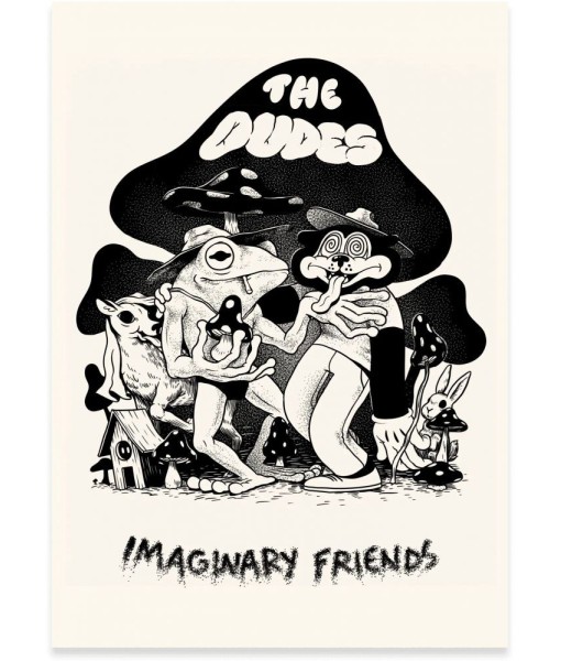 PLAKÁT THE DUDES Imaginary Friends Scree PLAKÁT THE DUDES Imaginary Friends Scree