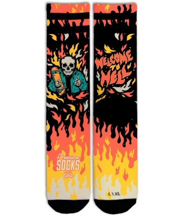 PONOŽKY AMERICAN SOCKS Welcome to Hell PONOŽKY AMERICAN SOCKS Welcome to Hell