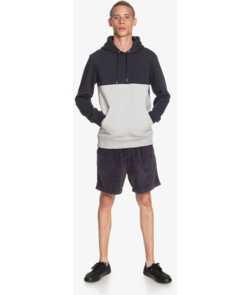 MIKINA QUIKSILVER EMBOSS BLOCK HOODIE