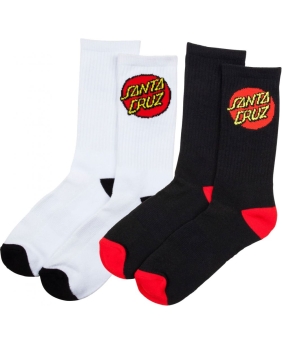 PONOŽKY SANTA CRUZ Classic Dot (2 Pack)