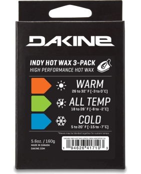 SNB VOSK DAKINE INDY HOT WAX 3-PACK 160G