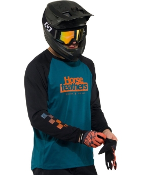 TRIKO HORSEFEATHERS SPIKE BIKE JERSEY L/