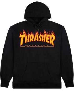 MIKINA THRASHER FLAME LOGO