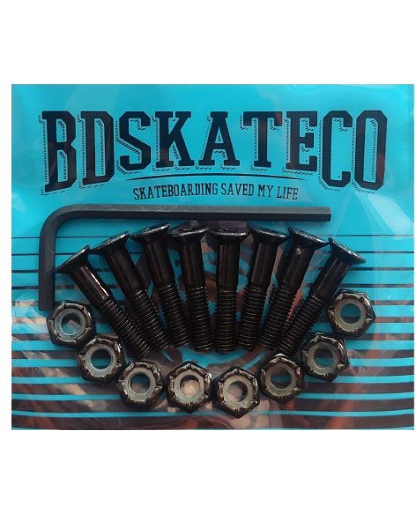 SK8 ŠROUBKY BDSKATECO Black SK8 ŠROUBKY BDSKATECO Black