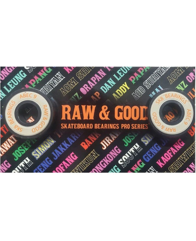 SK8 LOŽISKA RAW&GOOD Jirawat Paoin SK8 LOŽISKA RAW&GOOD Jirawat Paoin